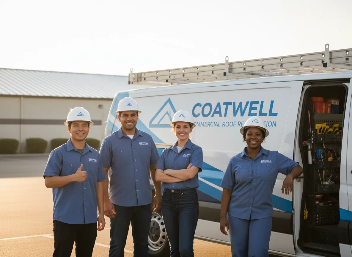 Commercial roof coating company in Hastings, IA